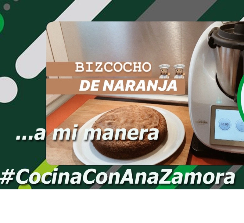 Bizcocho de naranja a mi manera