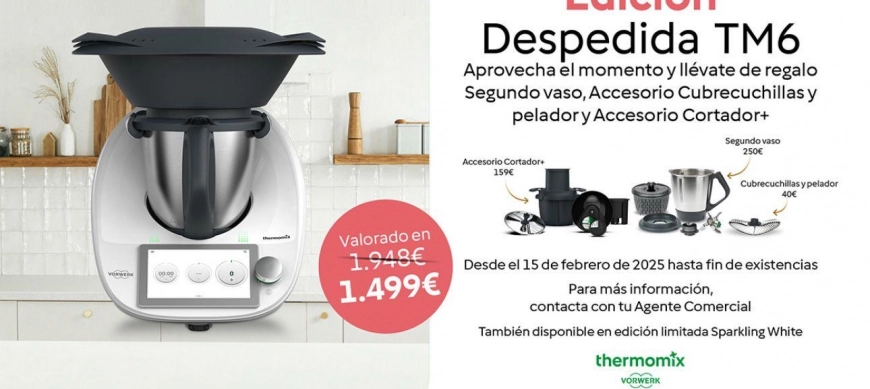 Promoción Despedida Thermomix TM6 0%