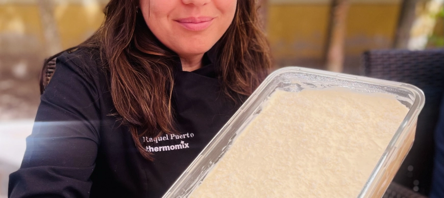 TIRAMISU DE PIÑA CON THERMOMIX