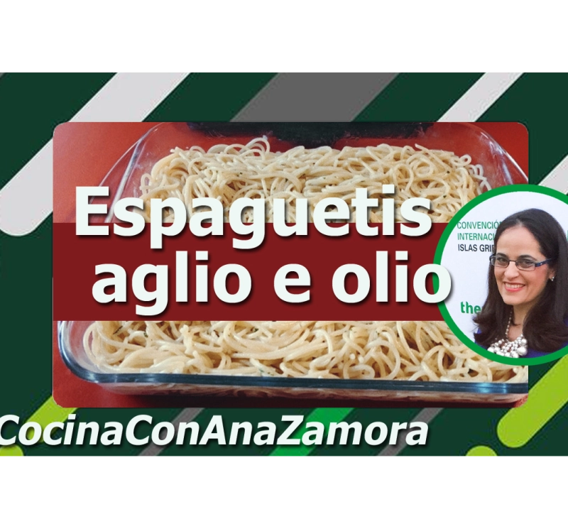 Espaguetis “aglio e olio” con Thermomix®