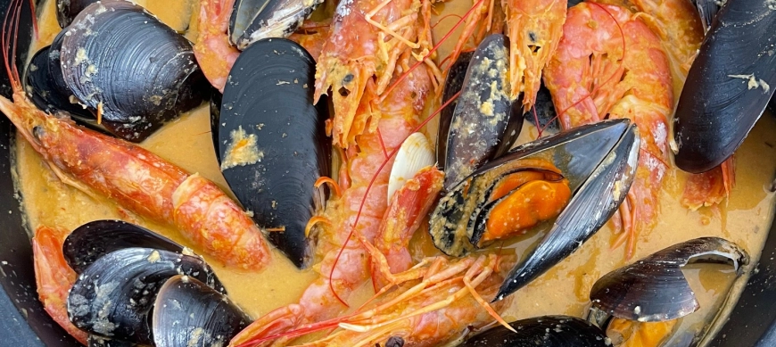 CALDERETA DE MARISCO CON THERMOMIX