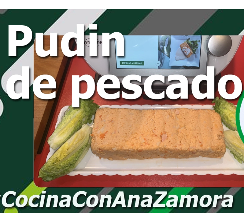 Pudin de pescado rápido con Thermomix®.