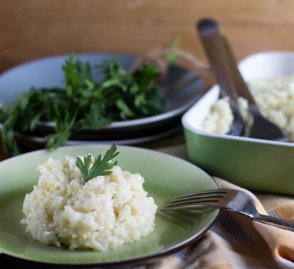 Risotto al limón